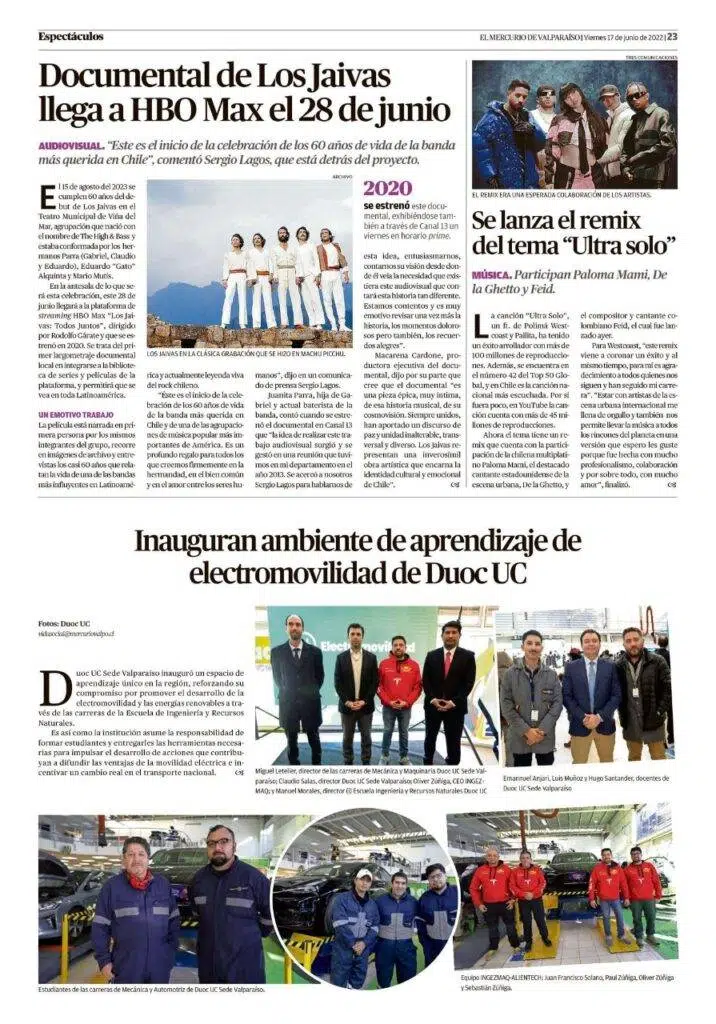 Ingezmaq - Duoc UC Valparaiso - El Mercurio